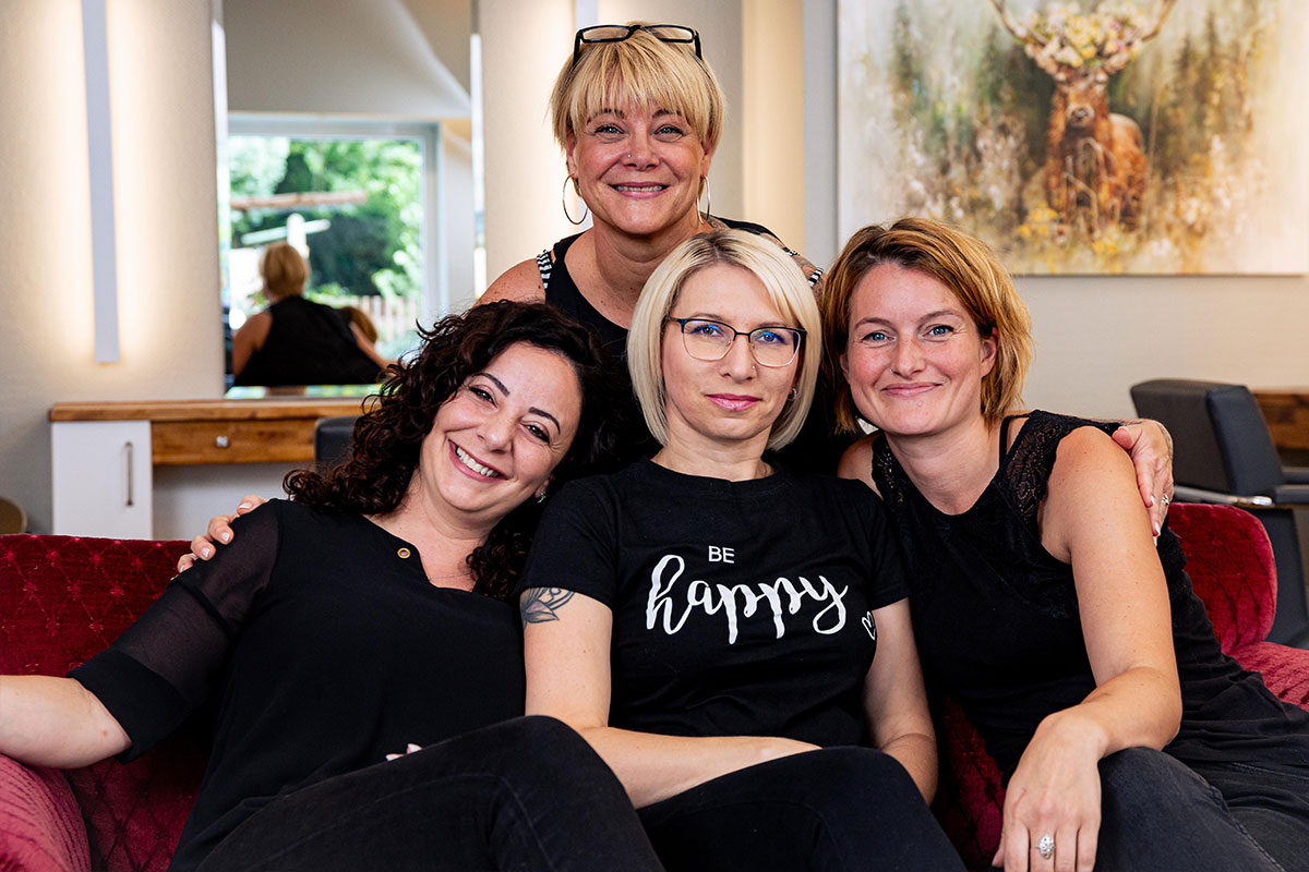 Das Friseur-Team um Kerstin Bolz in München-Laim